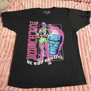 Marvel Black Tee with Vibrant Graphic